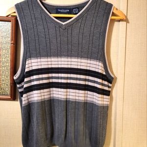 Vintage Gray Pull Over Vest